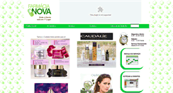Desktop Screenshot of farmacianovaagueda.com